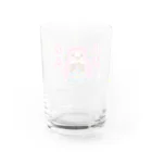 “すずめのおみせ” SUZURI店のアマビエりんちゃん「疫病退散」 Water Glass :back