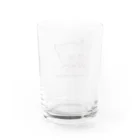 CHOTTOPOINTの警戒中の猫 Water Glass :back