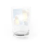 グローリーキャッチの楽しくビールの時間です Water Glass :back