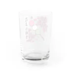 麦畑の花より団子 Water Glass :back