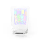 暗黒重機の暗黒君　フリー Water Glass :back