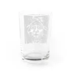 卍鮭＾ゑ＾鮭卍の黒よだれ Water Glass :back