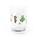 宇宙人 ミドリちゃんグッズのお店のミドリちゃん　グラス2 Water Glass :back