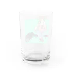 TANOSHINDAMONGACHI のmelancholy girl Water Glass :back