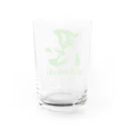 　（GNSブランド）nani72.com　GREENS　なになにアザラシ　忍ショップの忍アザラシ Water Glass :back