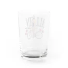 nidan-illustrationの"ALL IN -Track Club-" Water Glass :back