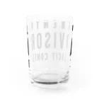 DRIPPEDのPARENTAL ADVISORY-ペアレンタル アドバイザリー-文字のみロゴTシャツ Water Glass :back