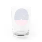 green worldの真夜中のサクラ Water Glass :back