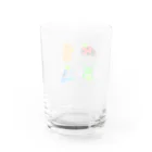 すきのもりのラッキーモチーフとみんな Water Glass :back