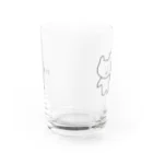 ユイの研究室のくま親子コップ Water Glass :back