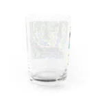 かつてのかとうの森の青うさぎ Water Glass :back