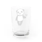 Cɐkeccooのらくがきシリーズ★ふにゃふにゃパンダ Water Glass :back