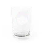 米沢にゅ〜たうんのビビりねこ Water Glass :back