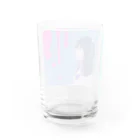 宵宮ルリジサの滴　グラス Water Glass :back