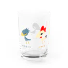 甘漏り屋のからすっこ・しちへんげ Water Glass :back