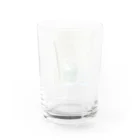 Alba spinaのビーカーの水晶と蛍石 Water Glass :back