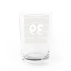 イラスト MONYAAT のCT118 サンキュー39*Thank you*Dbg Water Glass :back