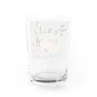 ryochin7369の幸せ運ぶよ君に Water Glass :back