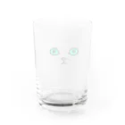 まつだあゆのすずりのねこグラス・みどり Water Glass :back