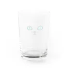 まつだあゆのすずりのねこグラス・あお Water Glass :back