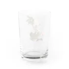 tomidoronの雪椿と撫子 Water Glass :back