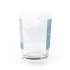 Nemutaineのｿﾗ と ｱｵ Water Glass :back