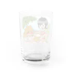 イノシシライフ INOsisiLIFEのふゆゆんとぼさいのの食卓 Water Glass :back