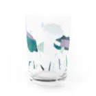 ヤエシノオミセ の長男画伯　【さかな】 Water Glass :back