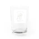 ぺごぱ猫のグッズのぺごぱネコ Water Glass :back