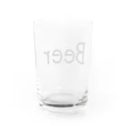 餃子屋のビール Water Glass :back
