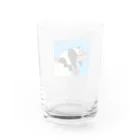 ひろりん星人のインテリパンダ Water Glass :back