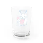 イラスト MONYAAT のモコモコラビット1号*Lick Lick Lick Water Glass :back