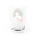 保護猫ベニとハクのベニだっちゃ❗ Water Glass :back