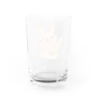 akiのそばにいてくれるうさぎ Water Glass :back