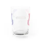 さかたようこ / サメ画家のサメさんたちの #ソーシャルディスタンス | ほわほわcolor Water Glass :back