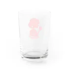 スパカリショップの白雪姫シルエットグッズ Water Glass :back