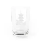 ヤマムーの八坂の塔 Water Glass :back