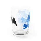 ケパ家のスキッパーキのカモフラグラス Water Glass :back