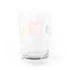 ももと天空のももと天空☆キュート横並び Water Glass :back