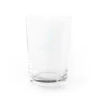 しんま みさんの純喫茶ブルーラビット　ロゴ縦型 Water Glass :back