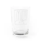 アメソラ。の「レジェンドって呼ばれたい。」見切れうさぎ。 Water Glass :back