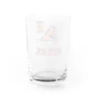 nidan-illustrationの"RELAX" Water Glass :back