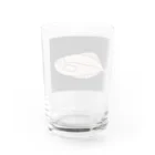 おかおかおかかの謙虚なカレイ Water Glass :back