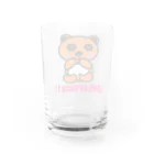 加藤未央のmio's bear series Water Glass :back