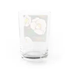 ひっぺ＊絵描き🤪の誕生花と花言葉　一月　曙椿 Water Glass :back