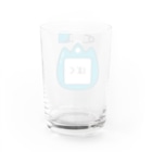 イラスト MONYAAT のCT129 幼稚園バッチ・名札D*ぼく Water Glass :back