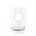 イラスト MONYAAT のCT129 幼稚園バッチ・名札D*ぼく Water Glass :back