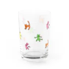 Misato Ugai illustration shopのOdoru Neko Water Glass :back