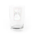 W moleのCover girl Water Glass :back
