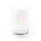 今と宇宙を結ぶアート＊fujimi＊の宇宙曼荼羅チャクラヒーリング Water Glass :back